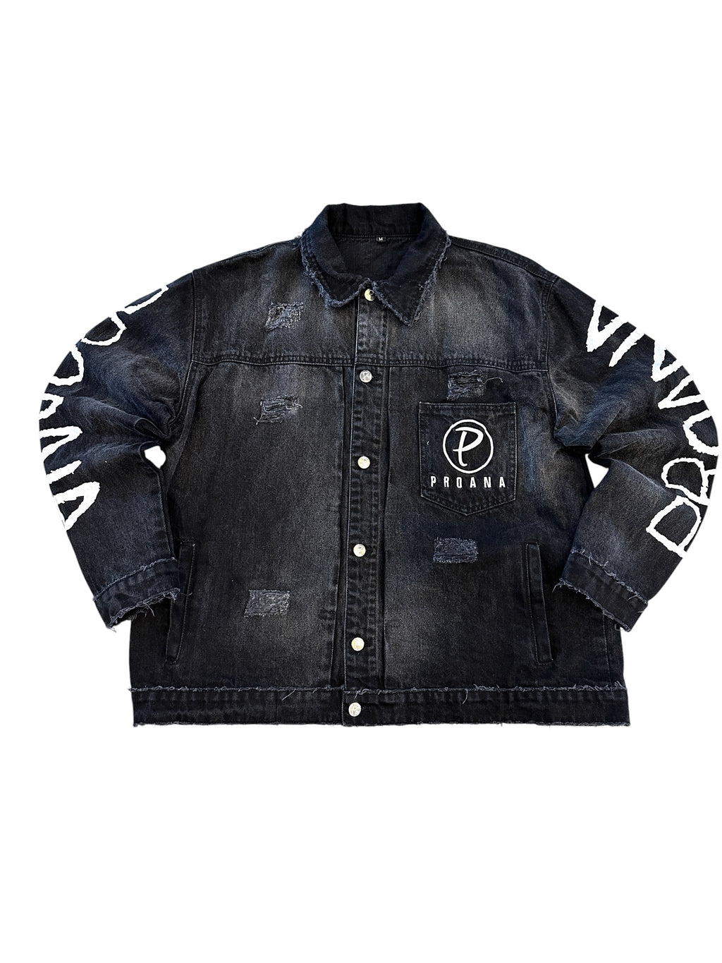 “Black Out” denim jacket