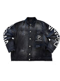 “Black Out” denim jacket